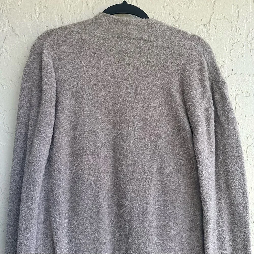 BAREFOOT DREAMS Sweater‎ Cardigan Women L/XL Bamboo Chic Lite Knit Beige